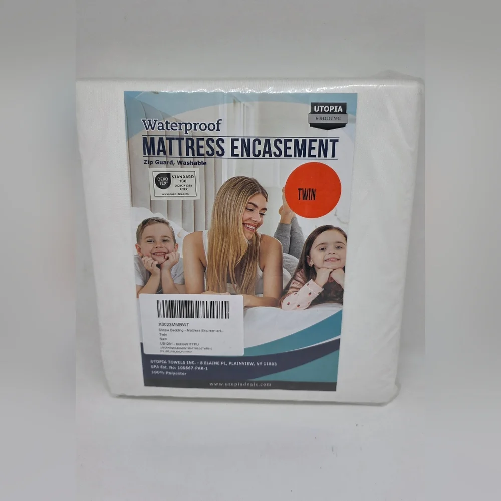 Utopia Bedding Twin Mattress Protector Zippered
